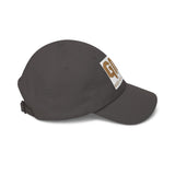 God Money Power Dad Cap — White Embroidered Baseball Hat