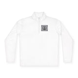 Quarter-Zip Pullover — "GOD MONEY POWER" Graphic Pullover