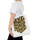 Good Money Power Gold Block Tote