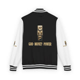 GMF Letterman Jacket — "God • Money • Power" Varsity Jacket