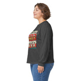 Long Sleeve Tee — “Put GOD First, Hustle for the MONEY, Put Yourself in POWER” Inspirational Graphic