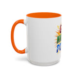 God Money Power Accent Coffee Mug — Inspirational Faith & Prosperity Gift (11/15oz)