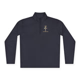 Quarter-Zip Pullover — GMP (God Money Power) Cross Graphic