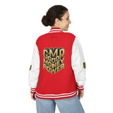 Letterman Jacket — "GMP Good Money Power" Retro Varsity Jacket