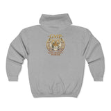 GMP 'God, Money & Power' Lion Emblem Zip Hoodie