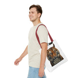 Tiger 'God Money Power' Tote Bag — Bold Wildlife Statement Bag