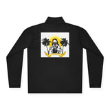 Quarter-Zip Pullover — Tropical Saint Graphic Pullover