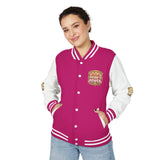 Letterman Jacket — God Money Power Gold Emblem Varsity Jacket