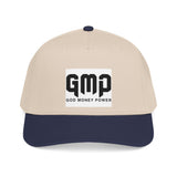 God Money Power Baseball Cap — GMP Embroidered Mid-Profile Snapback