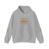 God Money Power Hoodie – Gold Globe Graphic Religious Streetwear
