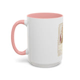 God Money Power Pyramid Accent Coffee Mug — Inspirational Wealth & Faith Ceramic Mug