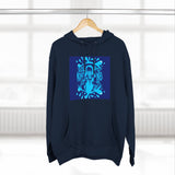 Hoodie - 'God Money Power' Graphic Fleece Pullover