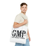 GMP "God Money Power" Graphic Tote Bag – Faith & Hustle Everyday Carry