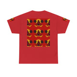 Surf Saint T‑Shirt — Vintage Palm Beach Vibes ("Our Savior Protects" Banner)