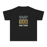 Youth Tee — "GMP GOD" Inspirational Christian Graphic Shirt