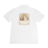 God Money Power Pyramid Polo — Men's Spiritual Graphic Sport Polo