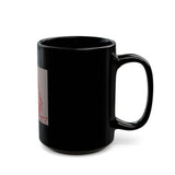 Saint Icon Black Mug — "God Money Power" Red Graphic