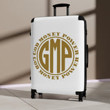 Suitcase — God Money Power (GMP) Monogram Carry-On Luggage