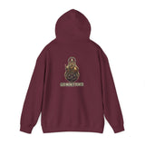 Hoodie — 'God Money Power' Buddha Graphic Pullover