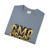 Good Money Power Graphic Tee — GMP 3D Gold Lettering T-Shirt