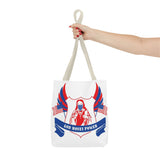 Tote Bag — Patriotic 'God Money Power' Religious Graphic Tote