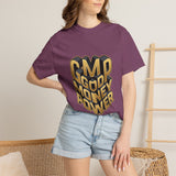 Good Money Power Graphic Tee — GMP 3D Gold Lettering T-Shirt