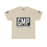 GMP “God Money Power” Graphic Tee — Bold Logo Cotton T-Shirt