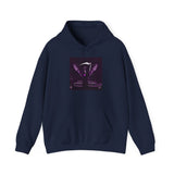 Angel Of Death Hoodie — Purple Gothic Angel Graphic Sweatshirt