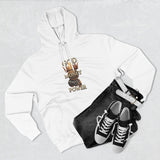 God Money Power Hoodie — Graphic Religious Statement Pullover