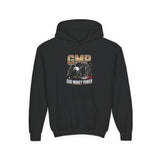 Youth Hoodie — GMP 'God Money Power' Eagle Graphic Pullover