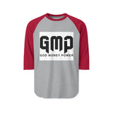 Raglan Shirt — GMP (God Money Power) Logo Baseball Tee