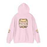 Hoodie — "God Money Power" Gold Emblem Pullover