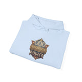 God Money Power Hoodie — Vintage Emblem Graphic Hooded Sweatshirt