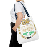 GMP GOD Money Power Tote Bag — Bold Financial Empowerment Canvas Tote