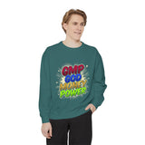 GMP God Money Power Colorblock Sweatshirt — Inspirational Faith & Hustle Crewneck