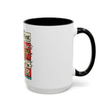 Put GOD First Hustle For The MONEY Accent Coffee Mug — Motivational Faith & Success Gift (11/15 oz)