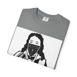 T-Shirt — 'God Money Power' Graphic Tee (Bandana Madonna Front)