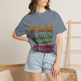 Put God First Hustle For The Money T-Shirt