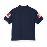 GMP Logo Youth Polo Shirt - Red Branding DryBlend® Kids Jersey Polo