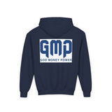 GMP “God Money Power” Youth Hoodie — Bold Faith & Motivation Pullover
