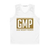 GMP Basketball Jersey – "God Money Power" Gold Logo Performance Tank