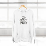 God Money Power Hoodie — Minimalist Inspirational Graphic Hoodie