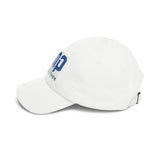 GMP "God Money Power" Embroidered Dad Cap - White Religious Baseball Hat