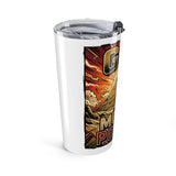 God Money Power 20oz Tumbler — Pyramid Graphic Inspirational Travel Mug