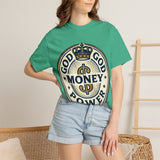 God Money Power T-Shirt — Crown Emblem Graphic Tee (God • Money • Power)