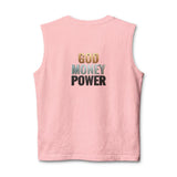 God Money Power Muscle Tank — Inspirational Faith & Hustle Graphic Tank Top