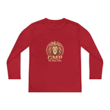 Youth Long Sleeve Tee — Gold Lion 'GMP' Athletic Team Shirt