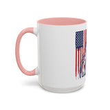 God, Money, Power Coffee Mug — Patriotic Street Art Accent Mug (11/15oz)