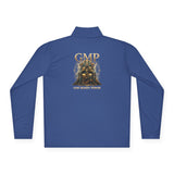 Quarter-Zip Pullover — "GMP God Muscle Power" Logo Athletic Pullover
