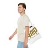 GMP 'God Money Power' Gold Logo Tote Bag - Inspirational Christian Canvas Tote